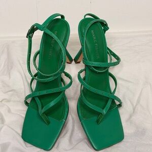 Marc Fisher Emerald Strappy Heels
